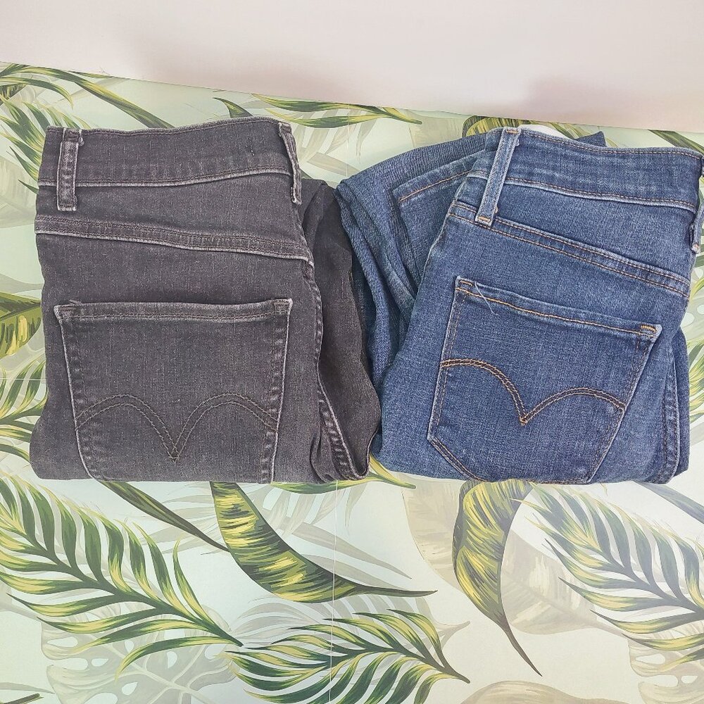 BUNDLE Levis Jeans High Rise Skinny Sz 26/27